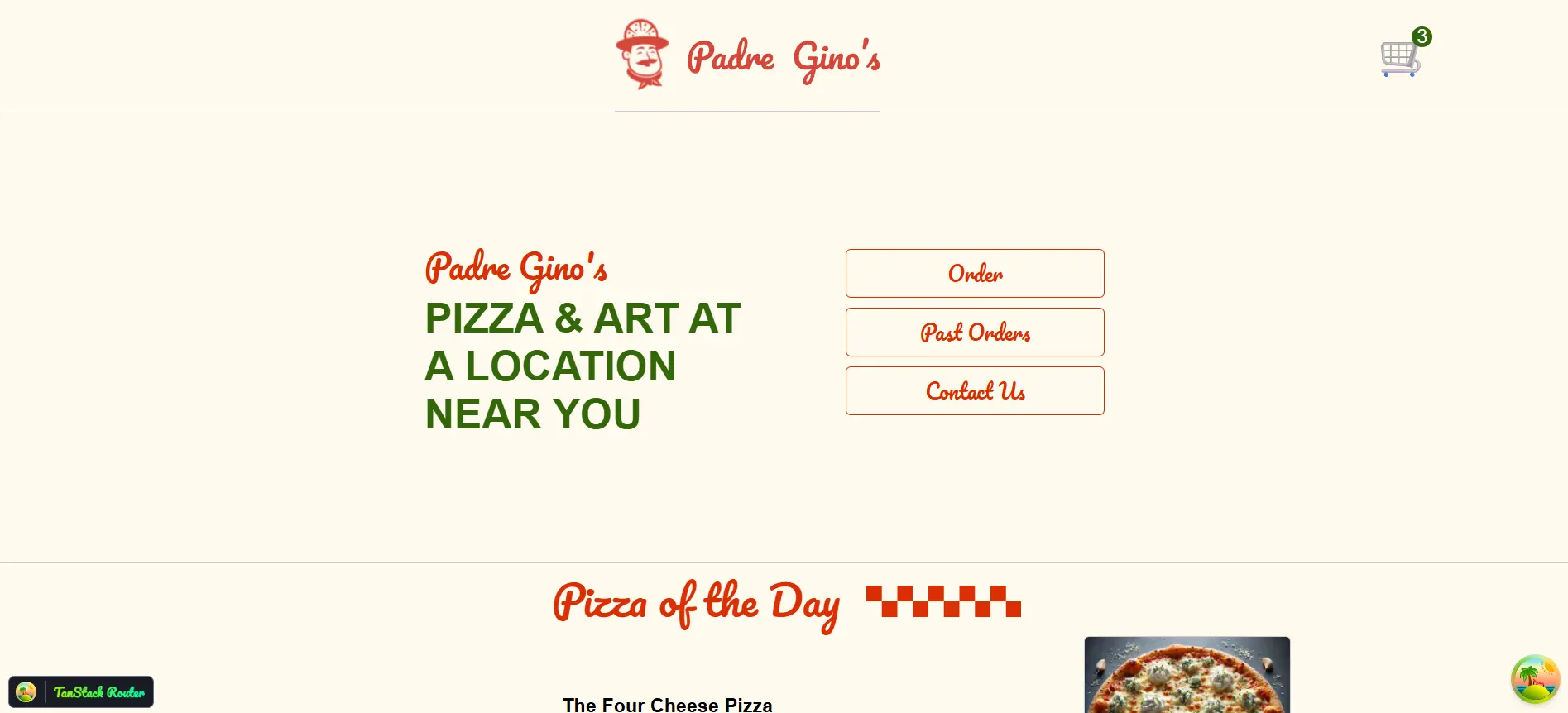 Pizza Ordering Application